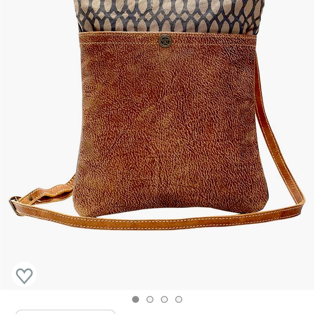 New with tags. Leather MYRA crossbody bag.